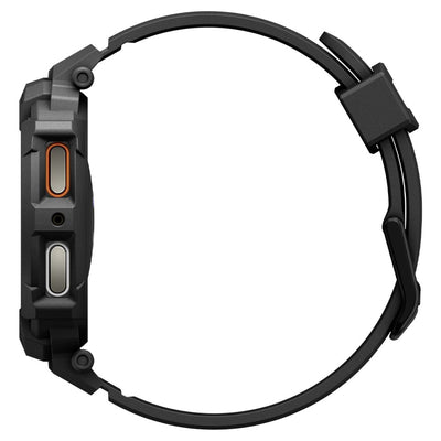 Spigen Rugged Armor Pro Strap for Samsung Galaxy Watch 8 44mm - Matte Black