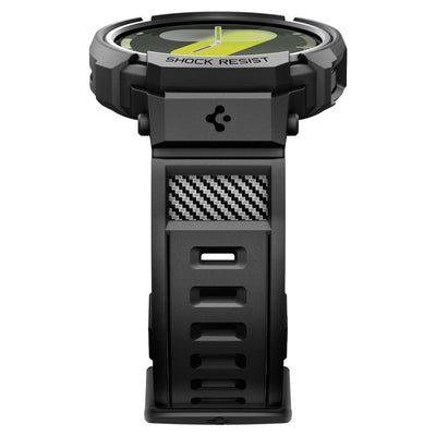 Spigen Rugged Armor Pro Strap for Samsung Galaxy Watch 8 44mm - Matte Black