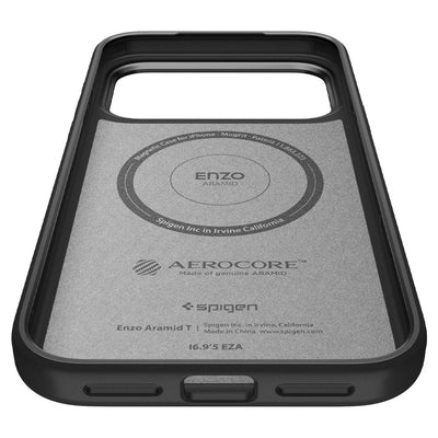Spigen Enzo Aramid &quot;T&quot; MagSafe case for iPhone 17 Pro Max - black