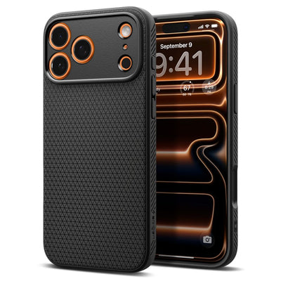 Spigen Liquid Air Case for iPhone 17 Pro Max - Matte Black