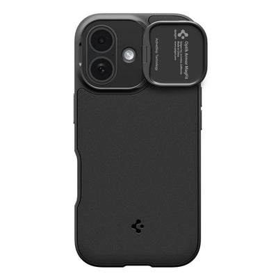 Spigen Optik Armor MagSafe case for iPhone 17 - black