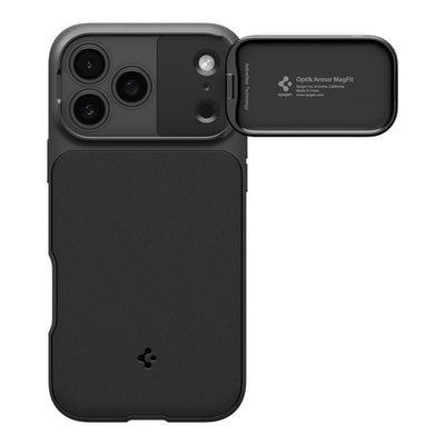 Spigen Optik Armor MagSafe case for iPhone 17 Pro - black
