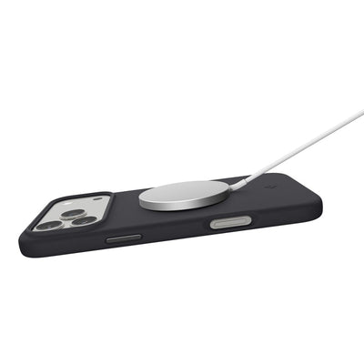 Spigen Silicone Fit MagSafe Case for iPhone 17 Pro - Black