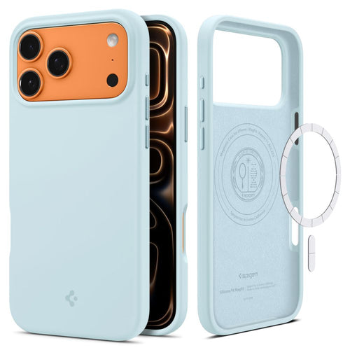 Spigen Silicone Fit MagSafe Case for iPhone 17 Pro - Blue