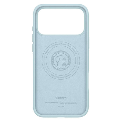 Spigen Silicone Fit MagSafe Case for iPhone 17 Pro - Blue