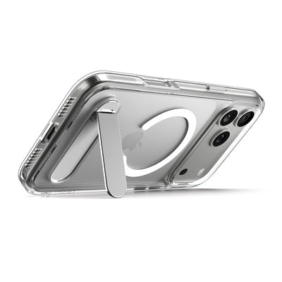 Spigen Ultra Hybrid "S" MagSafe Case for iPhone 17 Pro Max - Clear and White