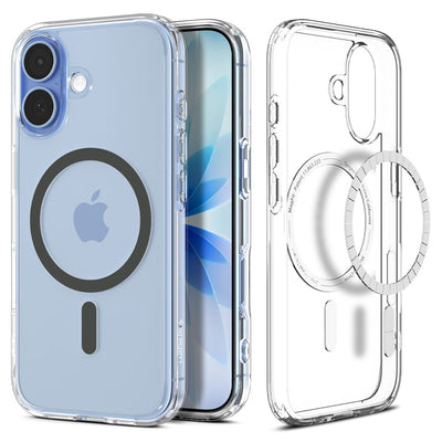 Spigen Ultra Hybrid MagSafe Case for iPhone 17 - Clear Gray