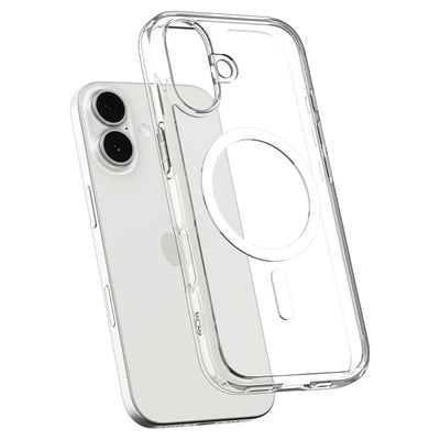 Spigen Ultra Hybrid MagSafe Case for iPhone 17 - Clear and White