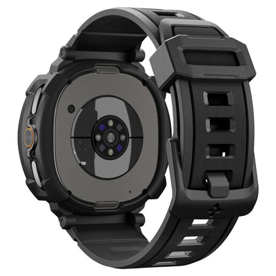 Spigen Rugged Armor Pro Strap for Samsung Galaxy Watch 8 Classic 46mm - Matte Black