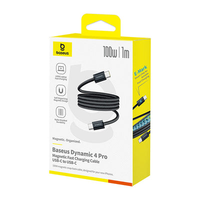 Baseus Dynamic 4 Pro Fast USB-C Cable - USB-C 100W 1m - Black