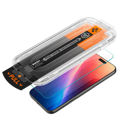 Spigen Glas.TR EZ Fit Pro Tempered Glass for iPhone 16 Pro / 17 / 17 Pro - Transparent