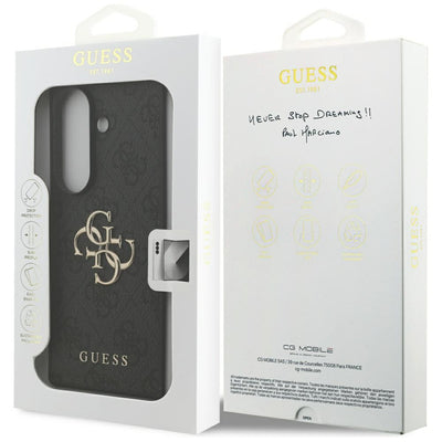 Guess Big 4G Logo Classic Logo Case for Samsung Galaxy Z Fold7 - Black