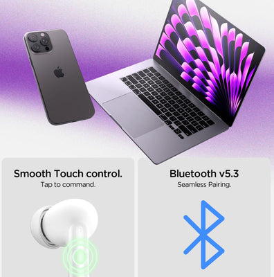 Spigen SA2400 ANC Wireless Headphones - Black