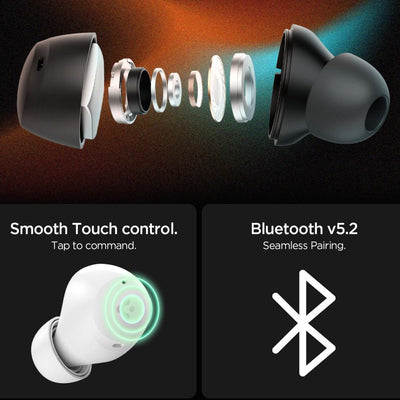 Spigen SA2401 ANC Pro Wireless Headphones - White