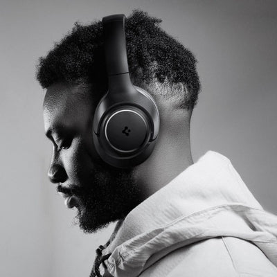 Spigen SA2403 ANC Pro Wireless Headphones - Black