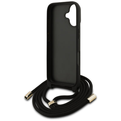 Guess 4G Big Logo Cord Stap Crossbody Case for iPhone 17 - Brown