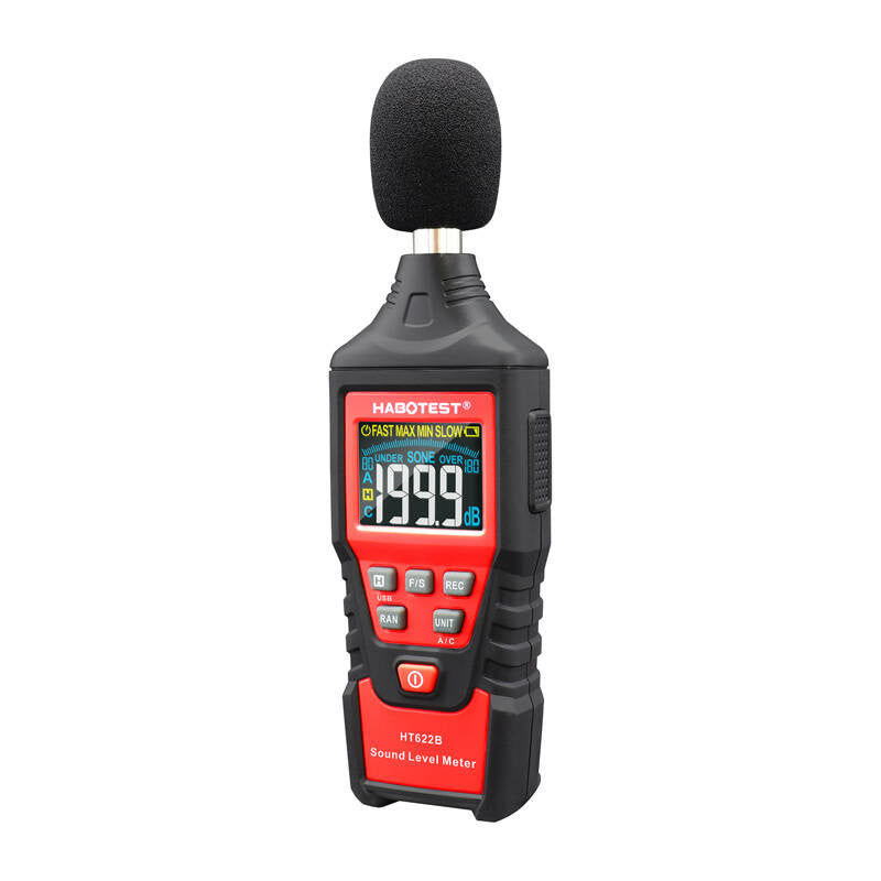 Digital decibel meter Habotest HT622B USB A/C - Product Image 3