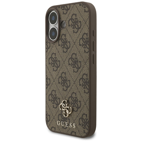 Guess 4G Small Classic Logo MagSafe Case for iPhone 17 - Brown