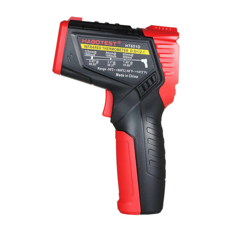 Digital Laser Pyrometer Habotest HT651D, moisture meter - Product Image 3