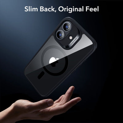ESR Classic Hybrid MagSafe + Tempered Glass Set for iPhone 17 - Clear Black