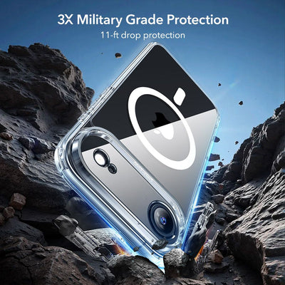 ESR Classic Hybrid MagSafe + Tempered Glass Set for iPhone 17 Air - Clear