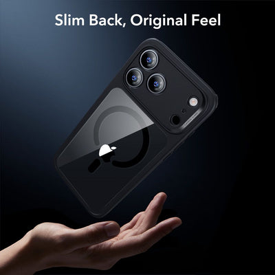 ESR Classic Hybrid MagSafe + Tempered Glass Set for iPhone 17 Pro Max - Clear Black