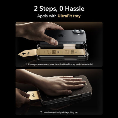 ESR UltraFit Armorite Pro Tempered Glass for iPhone 16 Pro / 17 - Transparent