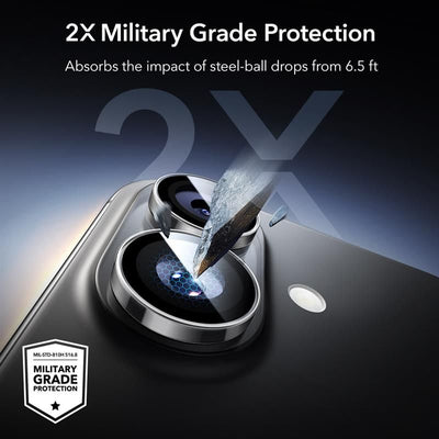 ESR Armorite Camera Cover for iPhone 16 / 16 Plus / 17 - Transparent