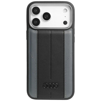 Audi A6 Synthetic Leather MagSafe Case for iPhone 17 Pro Max - Black