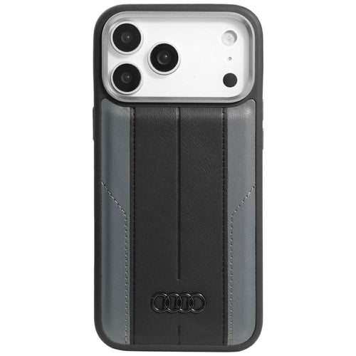 Audi A6 Synthetic Leather MagSafe Case for iPhone 17 Pro Max - Black