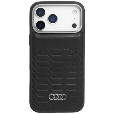 Audi GT Synthetic Leather MagSafe case for iPhone 17 Pro - black