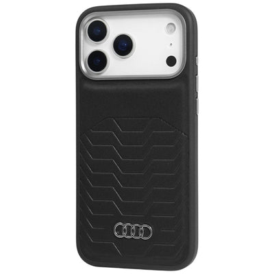 Audi GT Synthetic Leather MagSafe Case for iPhone 17 Pro Max - Black