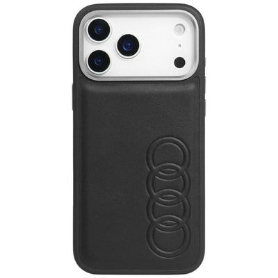 Audi TT Synthetic Leather MagSafe Case for iPhone 17 Pro Max - Black