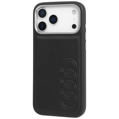 Audi TT Synthetic Leather MagSafe Case for iPhone 17 Pro Max - Black