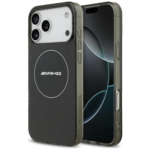 AMG Double Layer Transparent Smocked MagSafe Case for iPhone 17 Pro Max - Black — Mercedes