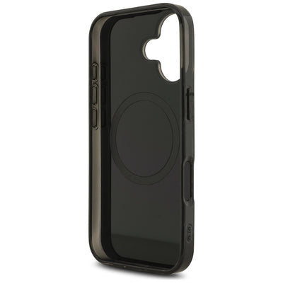 AMG Double Layer Transparent Rhombs MagSafe Case for iPhone 17 - Black and Red — Mercedes