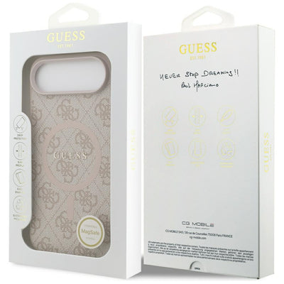 Guess 4G Ring Classic Logo MagSafe Case for iPhone 17 Air - Pink