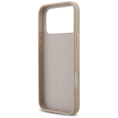 Guess 4G Ring Classic Logo MagSafena iPhone 17 Pro Max Case - Pink