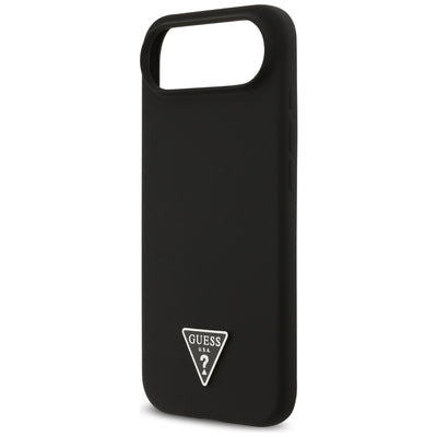 Guess Silicone Triangle Logo MagSafe Case for iPhone 17 Air - Black