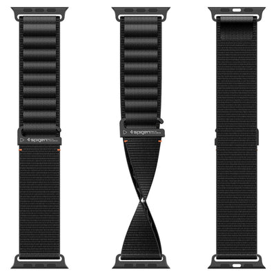 Strap Spigen WBF1 Strap for Apple Watch 44 / 45 / 46 / 49 mm - Black