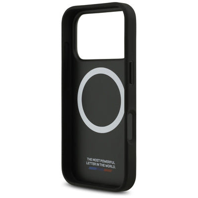 BMW M Carbon Tricolor Line MagSafe Case for iPhone 17 Pro - Black