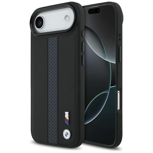 BMW M Perforated Stripe Logo MagSafe Case for iPhone 17 Air - Blue