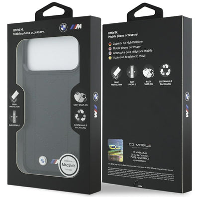 BMW M Quilted Logo MagSafe Case for iPhone 17 Pro Max - Black