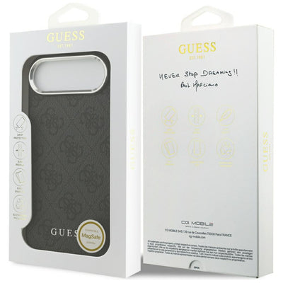 Guess 4G Classic Logo MagSafe case for iPhone 17 Air - black