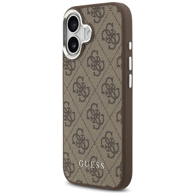 Guess 4G Classic Logo MagSafe case for iPhone 17 - brown