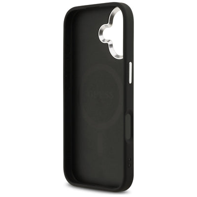 Etui Guess 4G Classic Logo MagSafe na iPhone 17 - czarne
