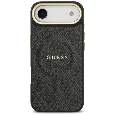 Guess 4G PU Classic Logo MagSafe case for iPhone 17 Air - black
