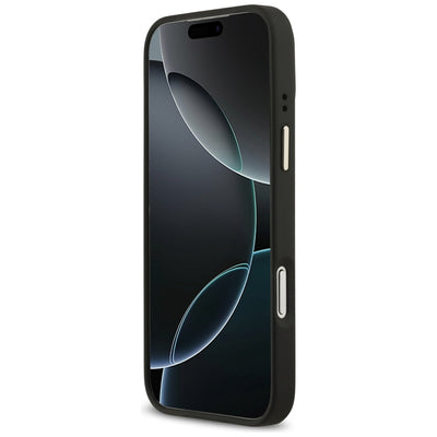 Guess 4G PU Classic Logo MagSafe case for iPhone 17 Pro Max - black