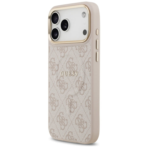 Guess 4G PU Classic Logo MagSafe Case for iPhone 17 Pro Max - Pink