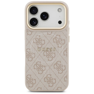 Guess 4G PU Classic Logo MagSafe Case for iPhone 17 Pro - Pink
